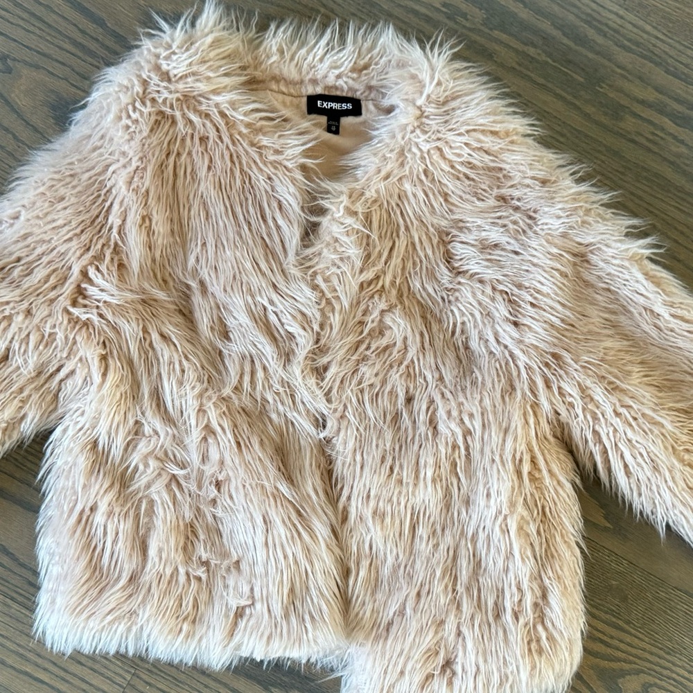 Express Faux Fur Coat